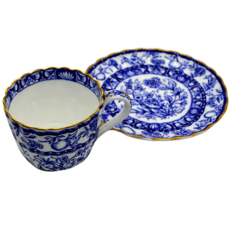 Spode Blue and White Porcelain china cup and saucer - Image 4