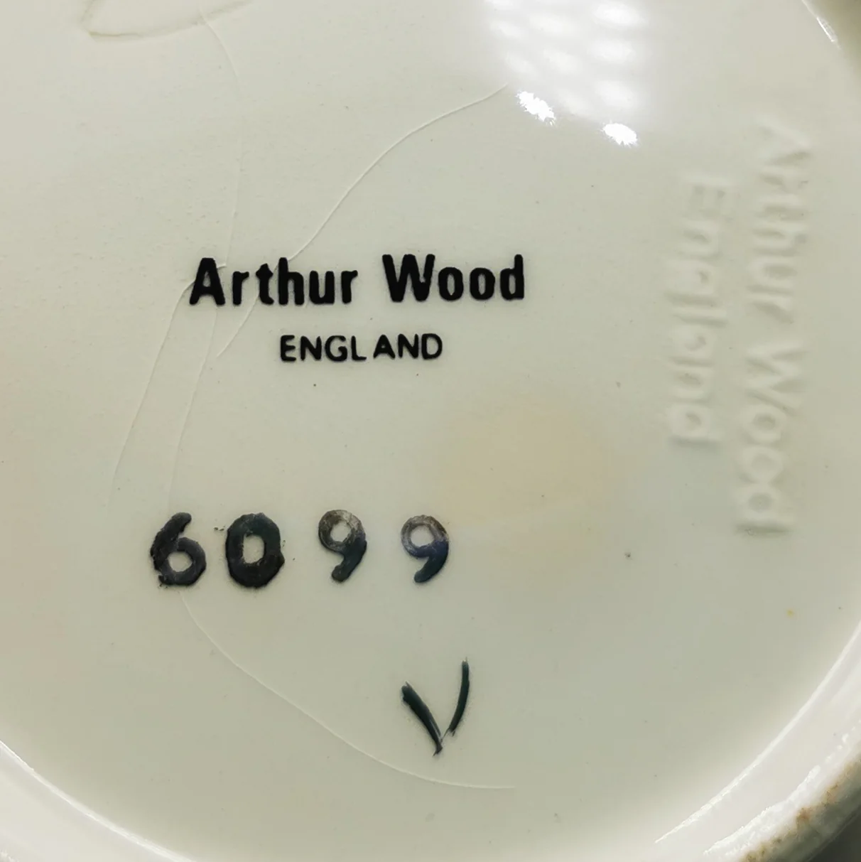 Arthur Wood 6099 pattern Vintage Floral China Teapot - Image 4