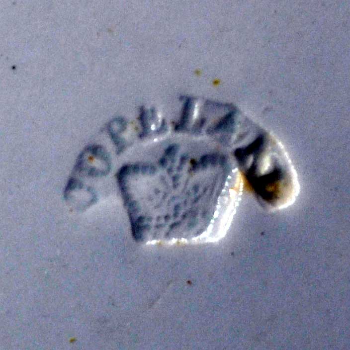 Copeland antique floral blue and white china soup bowl - Image 3