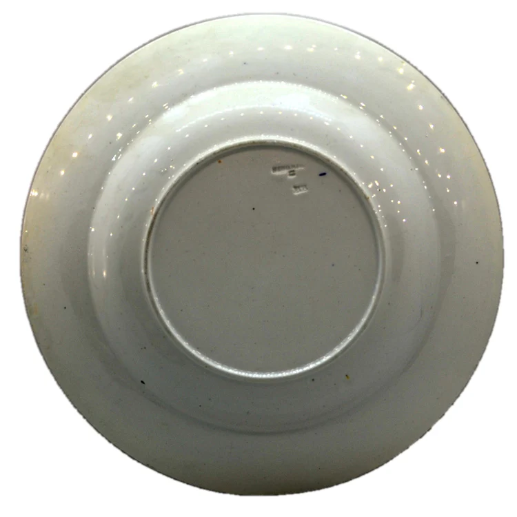 G L Ashworth Antique English Ironstone China Soup Bowl c1860 - Image 3