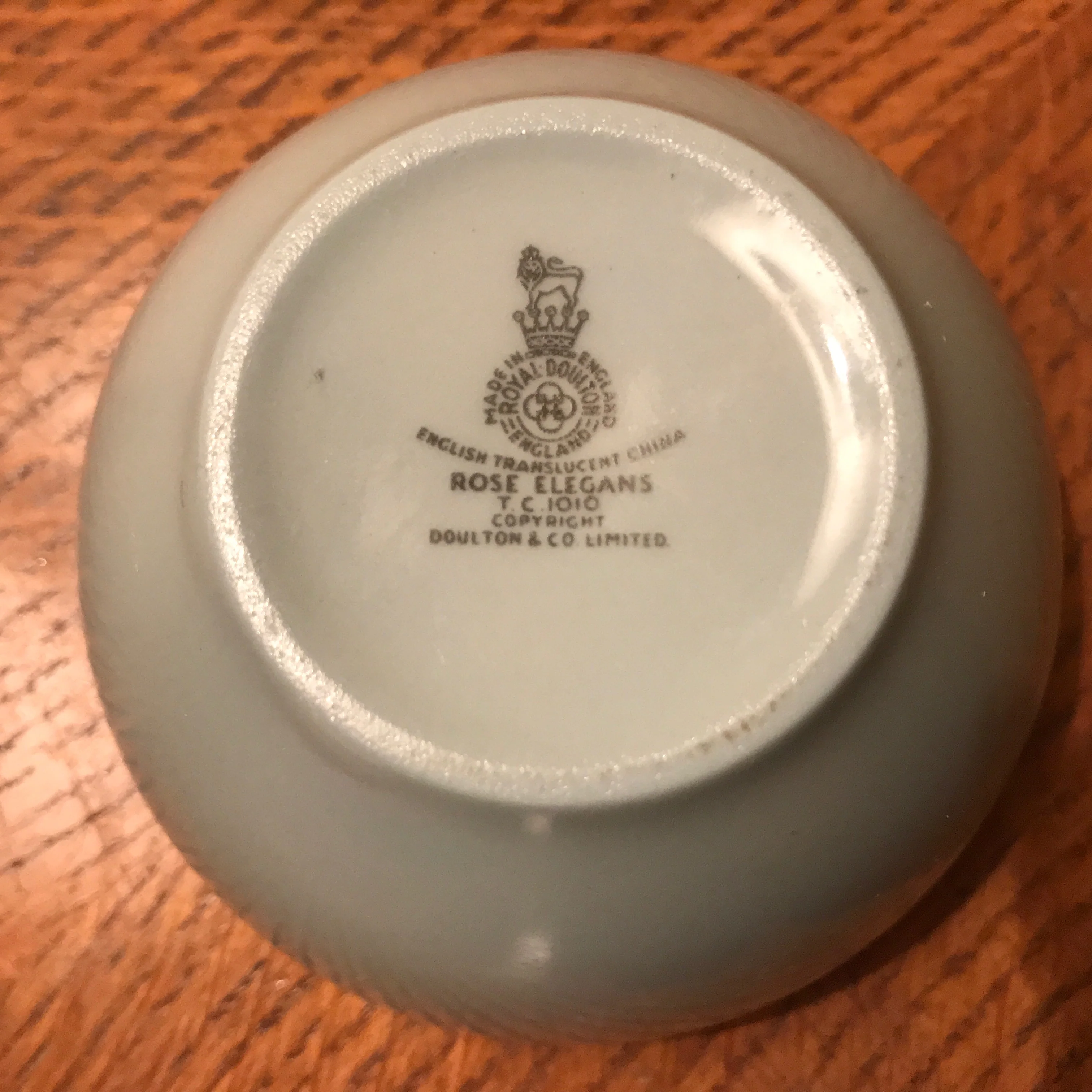 Royal Doulton Rose Elegans small china sugar bowl - Image 3