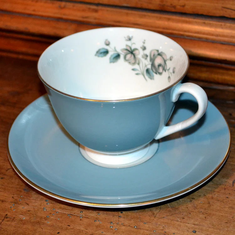 Royal Doulton Rose Elegans TC1010 China Teacup and Saucer - Image 3
